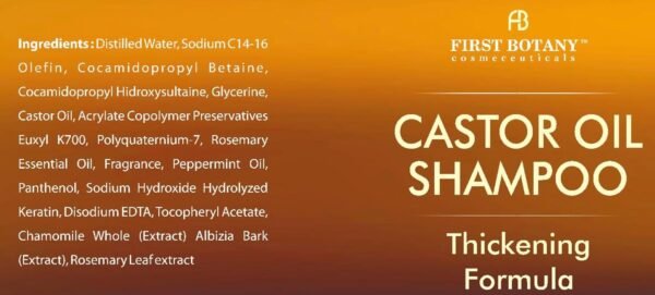 Castor Oil Shampoo and Conditioner - An Anti Hair Loss Set Thickening formula For Hair Regrowth, Anti Thinning Sulfate Free For Men & Women Anti Dandruff Treatment - 16 oz