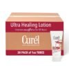 71JKebjMEEL._SL1500_.jpg Curel Ultra Healing Intensive Fragrance-Free Lotion For Extra-Dry Skin, Dermatologist Recommended, Ideal for Sensitive Skin, Cruelty Free, Paraben Free, 1 Oz, Pack of 30