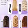 71JR-QBp9L._SL1500_.jpg 5 in 1 Curling Iron, Curling Wand Set with Thermal Brush, Flat Iron Hair Straightener, 3 Ceramic Irons (0.35"-1"), 13 Adjustable Temps, Hair Curler Waver with Heat Resistant Mat, Glove, Clip