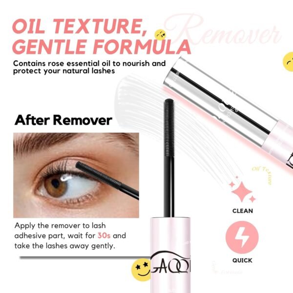 71JSQvbGdL._SL1500_.jpg GAQQI Lash Bond and Remover 2 in 1, Waterproof Lash Cluster Glue & Lash Remover, Super Strong Eyelash Glue 72h+, Fast Removal No Residue
