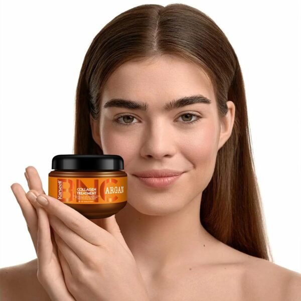 Karseell BNC Collagen Hair Treatment Deep Repair Conditioning Argan Oil Collagen Hair Mask Essence for Dry Damaged Hair All Hair Types 18.6 oz 550ml