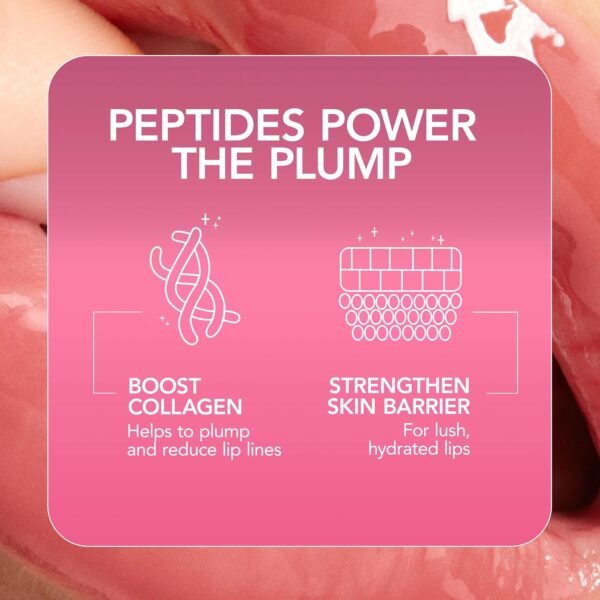 71Jg5IrR8EL._SL1500_.jpg BUXOM Full-On Plumping Lip Cream, Hydrating Lip Plumper Gloss with Peptides & Hyaluronic Acid, High-Shine Tinted Formula for Fuller, Softer Lips, Cruelty-Free