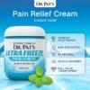 Dr Pat's Pain Relief Cream (9oz) - Muscle Rub Gel for Arthritis, Neuropathy, Foot & Joint - Cooling Sports Massage for Back, Shoulder & Knee - Menthol Analgesic for Neck & Body