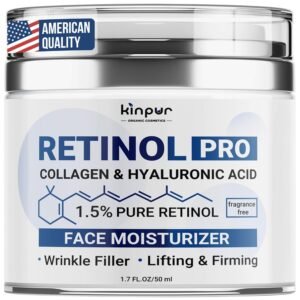 71Jj0lcC2WL._SL1500_.jpg Retinol Pro+ Collagen Face Cream with Hyaluronic Acid - Hydrating and Firming Cream for All Skin Types - Day and Night Anti Aging Face Moisturizer for Women & Men