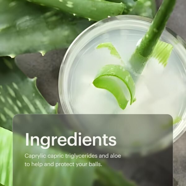 MANSCAPED® The Crop Preserver®, Men's Ball Deodorant, Male Care Hygiene Moisturizer, Anti-Chafing Groin Protection with Cooling Aloe Vera, Refined® Scent, 4oz