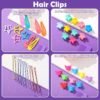 71K-eXwc11L._AC_SL1500_.jpg auroray Hair Accessories for Girls, 1698 Pcs Hair Rubber Bands with Elastic Hair Ties Hair Clips Hair Wax Stick Spray Bottle Hair Styling Tools