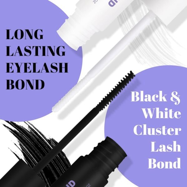 71K2NSJVTrL._SL1500_.jpg DIY Lash Glue for DIY Eyelash Extension: Wendy, Wand, Mild, Fast Drying, Waterproof, Black, 5ml