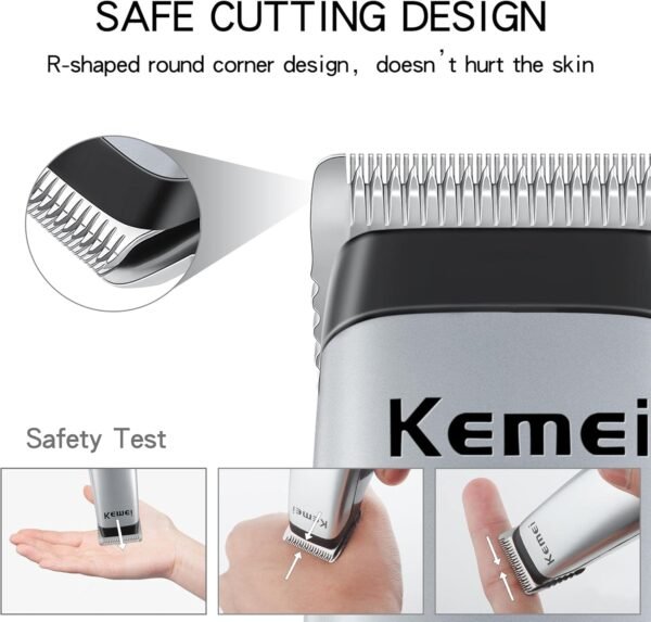 71KKI0qJEXL._AC_SL1500_.jpg KEMEI Mini Clippers Trimmer Groomer Cordless Self-Haircut Kit Styling Shears with Stainless Steel