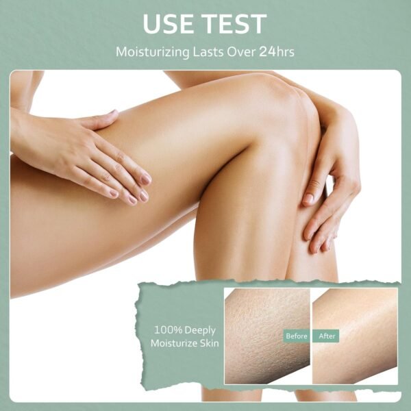 Body Lotion with 25% Shea Butter & Vitamin E, Body Moisturizer Pump Hand Lotion for Dry Skin, Deep Moisturizing Cream for Dry Hands, 10.15 Fl Oz