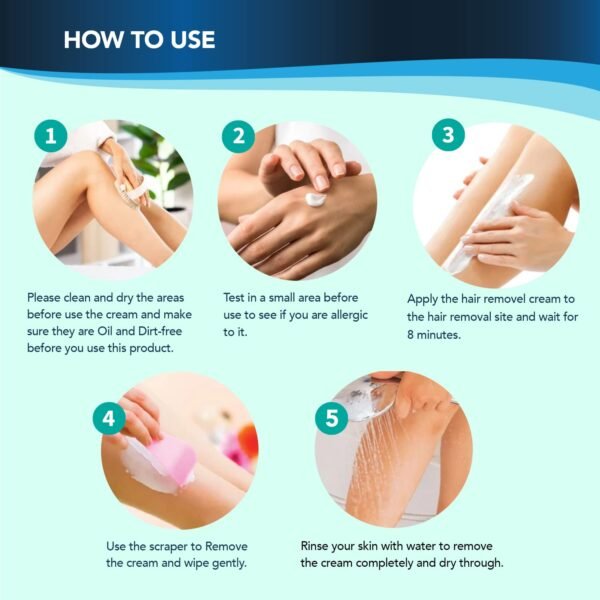 Hair Removal Cream: Intimate/Private Hair Removal Cream for Women and Men - Hair Removal for Body Legs Arms Underarms - Painless Bikini Hair Removal Cream - Depilatory Cream - Skin Friendly - 120g