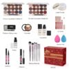 71KnmlkfhmL._SL1500_.jpg Women Full Kit Make up Kit Makeup Sets Women Includes Eyeshadow Palette Lip Gloss Liquid Lipstick Make up Sponge Brushes Eyebrow Concealer With Makeup Bag
