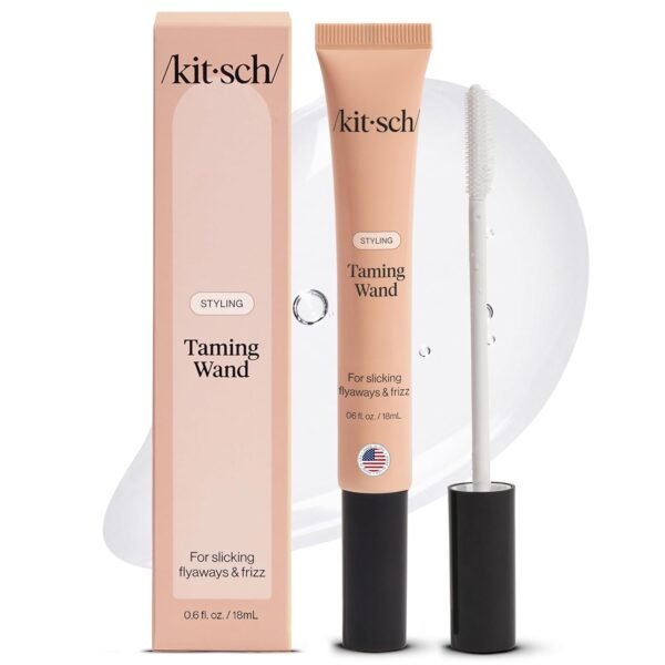 Kitsch Fly Away Stick for Hair - Edge Control Stick for Flyaways, Baby Hairs & Bangs - Taming Wand Hair Mascara - Travel Size Styling Essential – 18mL
