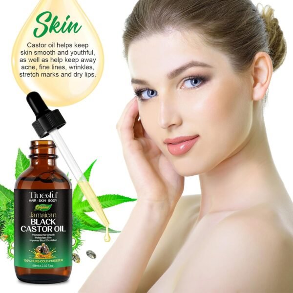 71Ko9LtcB7L._SL1500_.jpg Jamaican Black Castor Oil for Hair Growth,Thicker Eyelashes & Eyebrows,Castor Oil for Hair,Face,Body & Skin,100% Pure Cold Pressed Black Castor Oil,Hair Nourishing Oil,Massage Oils