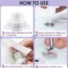 71KuffF09rL._SL1500_.jpg Crystal Clear Eyelash Extension Glue Stacy Lash (0.17fl.oz/5ml)/1 Sec Drying Time/Retention – 8 Weeks/Transparent Adhesive/Professional Supplies