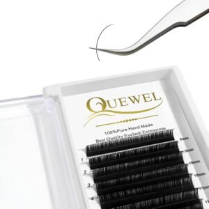 71KykKfJNNS._SL1500_.jpg QUEWEL,Eyelash Extension Supplies 0.15 D Curl Mix-8-14mm Classic Individual Lash ExtensionsOptinal 0.03/0.05/0.07/0.10/0.15/0.20 C/D Single 8-25mm Mix 8-14mm 15-20mm 20-25mm(0.15 D MIX-8-14mm)