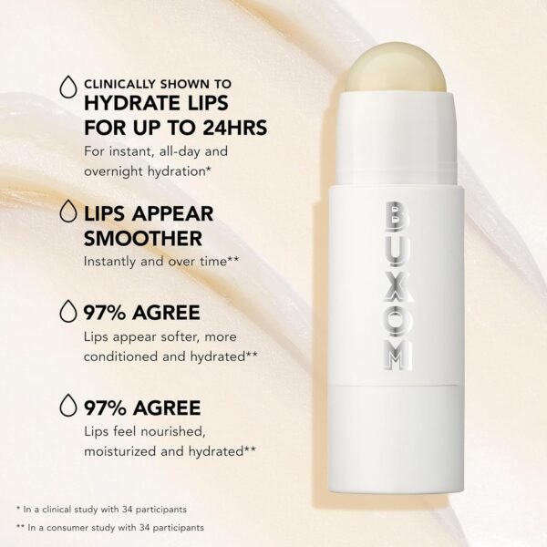 71L-yPc6x9L._SL1500_.jpg BUXOM Power-Full Plumping Lip Balm, Tinted Lip Balm Plumper, Enhancing & Hydrating Lip Moisturizer Formulated with Peptides