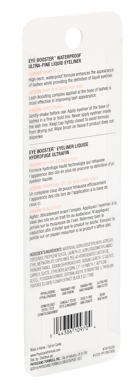 71L3fAHaewL._SL1500_.jpg Physicians Formula Eye Booster, Lash-Enhancing 2-in-1 Eyeliner Serum, Dermatologist Approved, Hypoallergenic, Cruelty-Free & Vegan - Deep Brown