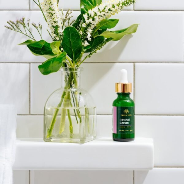 71LA0yb5BgL._SL1500_.jpg Tree of Life Beauty Retinol Serum, Skin Smoothing Face Oil for Dark and Age Spots and Fine Lines, Facial Serums for Dry and Sensitive Skin Care with Hyaluronic Acid for Soft Smooth Skin, 2 Fl Oz