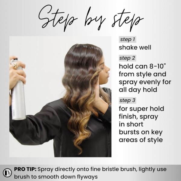 Kenra Professional Platinum Finishing Spray 26 | Maximum Hold Hairspray | Fast-drying, Non-Flaking, Non-Drying | Humidity-Resistant |All-Day Style Retention |High-Shine Finish |All Hair Types