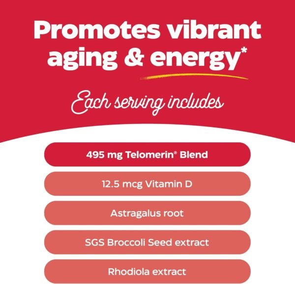 Enzymedica, Telomere Plus, Enzyme Support for Cellular Health, 30 Capsules