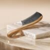 Onedor Handmade Buffalo Horn and Sandalwood Hair Combs - Anti-Static Natural Scent Wooden Detangler (Fine Tooth)