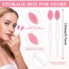 71LmXEalKuL._SL1500_.jpg Soft Double-Side Lips Brush, 10Pcs Silicone Face Scrubber, Lip Scrub Brushes, Nose Clean Scrubber, Blackhead Removal Brushes, Gentle Exfoliating Tool for Lips Care Beauty (5 colors)