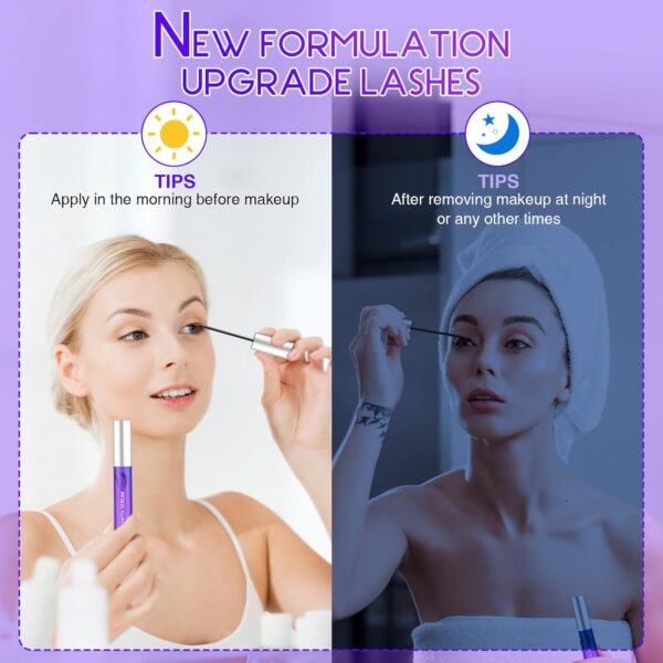 71LwYWR7GEL._SL1500_.jpg Premium Eyelash Growth Serum and Eyebrow Enhancer, Lash Serum, Eyelash Serum, Boost Lash Growth Serum, Advanced Formula - Boost, Longer, Thicker, Fuller Lashes