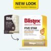 71M5FtoZzgL._SL1500_.jpg Blistex Five Star Lip Protection Balm, 0.15 Ounce ? Wind & Water-Resistant Lip Care, Broad Spectrum SPF 30 Sun Protection, Soothes Cold Chapped Lips, Hydrating Lip Treatment, Holds in Moisture