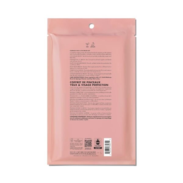 e.l.f. Flawless Face Kit, 6-Piece Brush Collection, Brushes For Face, Eyes & Brows, Vegan & Cruelty-Free