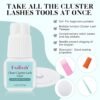 71McaaYKwkL._SL1500_.jpg Lash Cluster Glue Fast Drying Long Lasting DIY Waterproof Clear Lash Glue for Eyelash Clusters for Self Application