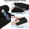 71MgJRtIMsL._AC_SL1500_.jpg MOKURA Hot Hair Tools Travel Bag with Heat Resistant Mat Removable, Hair Accessories Organizer Case, Women Travel Essentials, Storage Pouch for Curling Iron Straightener Flat Iron Hair Dryer, Black
