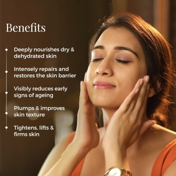71Mo6GVn3HL._SL1500_.jpg Forest Essentials Transformative Soundarya Anti Ageing Night Cream with 24K Gold | For Dry & Dehydrated Skin | With Bakuchiol & Hyaluronic Acid | Moisturising and Hydrating