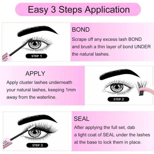71MrQdnBBPL._SL1500_.jpg Lash Bond and Seal Mascara for Long Lasting Waterproof Eyelash Extensions - 5ml+5ml