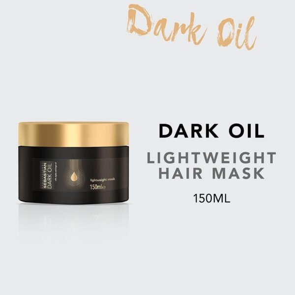 Sebastian Professional Dark Oil Lightweight Treatment Mask | Nourishing Blend of Natural Oils for 3x Smoother Hair