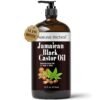 71My7ayKK1L._SL1500_.jpg Natural Riches Jamaican Black Castor Oil Glass Bottle Pure Organic Cold Pressed for Hair Growth Skin Care for Dry Skin Conditioning Eyebrows Eyelashes Scalp and Nail Moisturizes & Repairs 16fl.oz.