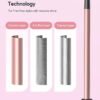71N-eJkanHL._AC_SL1500_.jpg Wavytalk 3/8 Inch Small Curling Iron Wand for Short & Long Hair, Ceramic Barrel with Adjustable Temperature, Heat Resistant Glove Included (Rose Pink)