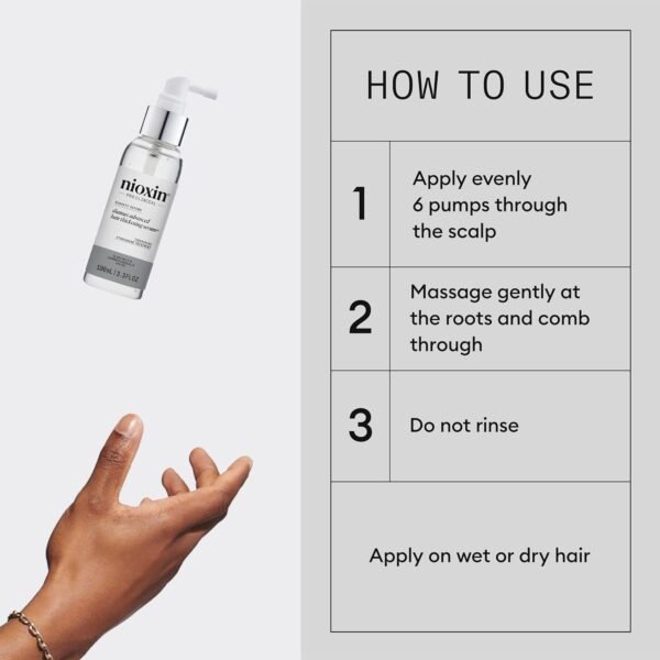 Nioxin Density Defend Diamax Advanced Hair Thickening Serum With Caffeine, Niacinamide & Panthenol For Thicker, Fuller-Looking Hair 3.38 Fl oz