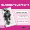 71NEpYSb6L._SL1500_.jpg 500 Promade Fans - 5D 0.07 Size 11mm Curl CC - Volume Premade Lash Fans for Eyelash Extensions Middle Stem Handmade Loose Pre Made Eyelash Fluffy Soft Pointy Base