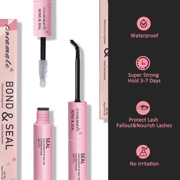 Eyelashes Glue Eyelash Bond and Seal Super Strong Hold Cluster Lash Adhesive Latex Free Waterproof Cluster Lash Glue for Eyelash Extension