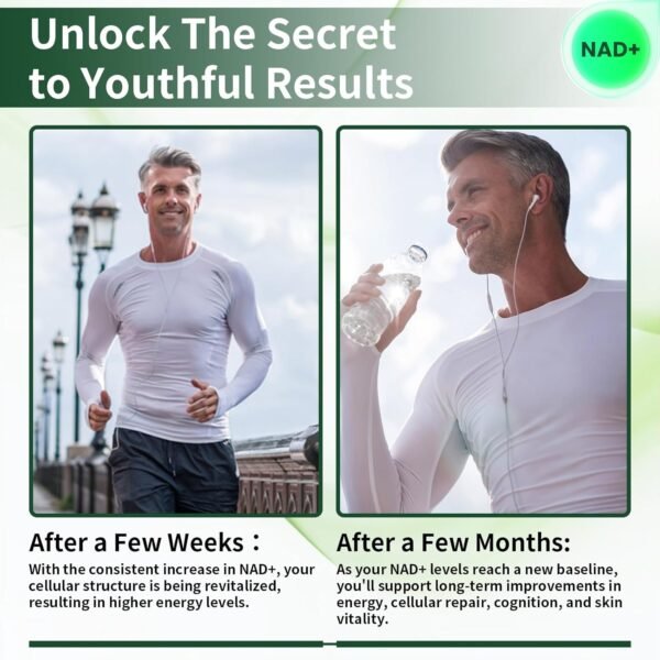 NMN Supplement Alternative, Liposomal Nicotinamide Riboside 900mg, NAD Nicotinamide Riboside Resveratrol, Quercetin, High Purity NAD Supplement for Anti-Aging, Energy, Focus(80 Capsules)