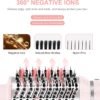 71NgFS58L0S._AC_SL1500_.jpg IG INGLAM 4 in 1 Blowout Hair Dryer Brush Set - Negative Ion Detachable Hair Dryer, Volumizer Styler with 2 Brush Heads, Pink