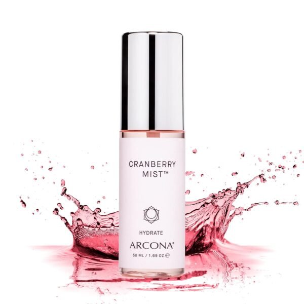 71NtfDJWbrL._SL1500_.jpg ARCONA Cranberry Mist - Vitamin C, Cranberry Extract, Manganese, Zinc + Moringa Seed Extract Revitalizes, Hydrates + Brightens - 1.69 Fl Oz. Made In The USA