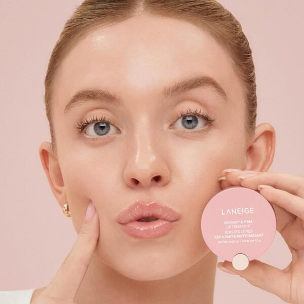 71O2cUMTdBL._SL1500_.jpg LANEIGE Bouncy & Firm Lip Treatment: Plumping & Firming Lip Care with Peony & Collagen Complex, Ceramide Capsules, & 5D Hyaluronic Acid for Hydration