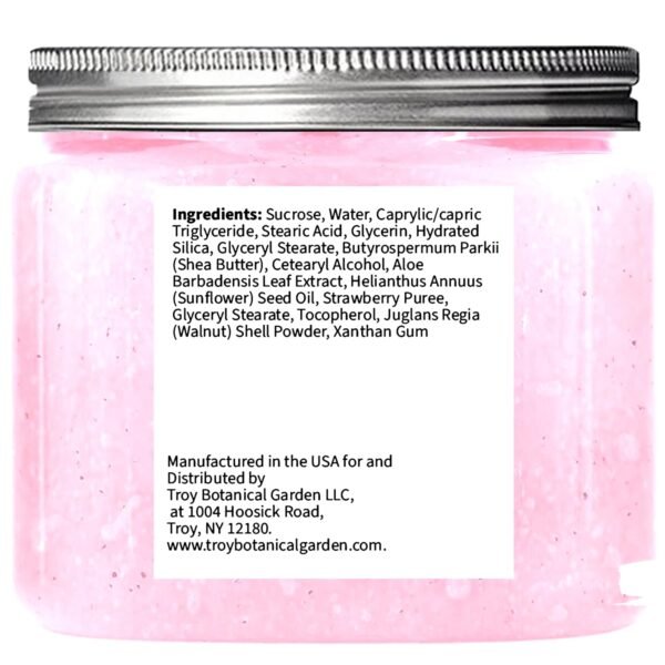 71OUUIrYrHL._SL1500_.jpg Strawberry Ice Cream Sugar Scrub 10 oz - Natural Strawberry Formula - Deliciously Fragrant, Refreshing, and Skin-Polishing Care - The Best Stocking Stuffer