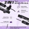 71OddHyEOEL._SL1500_.jpg Lash Bond and Seal Waterproof 10ML Eyelash Bond and Seal Lash Glue for Lash Clusters 72 Hours Black Lash Glue and Bond Super Strong Lash Extension Bond and Seal Long Lasting (NewST-HEI New)