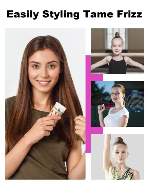 71OxiSVJIPL._SL1500_.jpg Hair Wax Stick, Wax Stick for Hair Flyaways Kids & Women Hair Accessories for Women Girls Hair Bun Maker for Kids Hair Slick Stick Baby Hair Gel Stick Kids Hair Products Hair Smoothing Stick