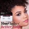 71OzZfBAEOL._SL1000_.jpg Ardell Accent Half Lashes 318 - Short Wispy Natural Looking Cat Eye Half Lashes for Everyday Wear, 4 Pack