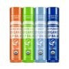 71P2D1iFc3S._SL1500_.jpg Dr. Bronner's - Organic Lip Balm Variety Peppermint, Orange Ginger, Naked, Lemon Lime) - Made with Organic Beeswax and Avocado Oil, For Dry Lips, Hands, Chin or Cheeks, 0.15 Ounce (Pack of 4)