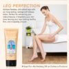 Leg Makeup Concealer, Flawless Body Cover Cream Waterproof Leg Cream, Leg Skin Tattoo Scars Concealer, Suitable for Natural, Healthy Skin Tones (#1)