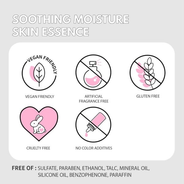 JIN JUNG SUNG Soothing Non-sticky Face Moisturizer Essence Serum 5 Oz Oily Dry Sensitive Skin Tone Evening Deep Inner Moisturizing 7-Hyaluronic Acids Beta-Glucan Niacinamide Men Women Korean Skincare